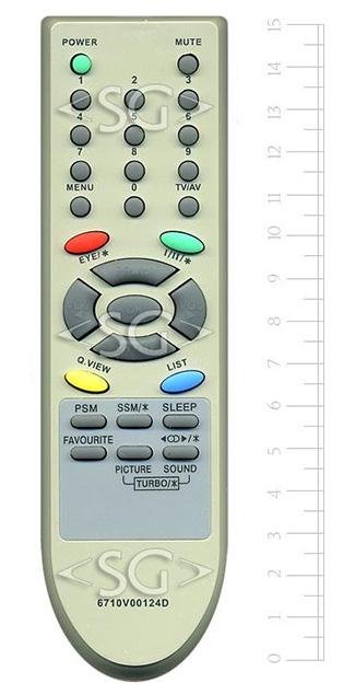 Пульт дистанционного управления для LG 6710V00124D